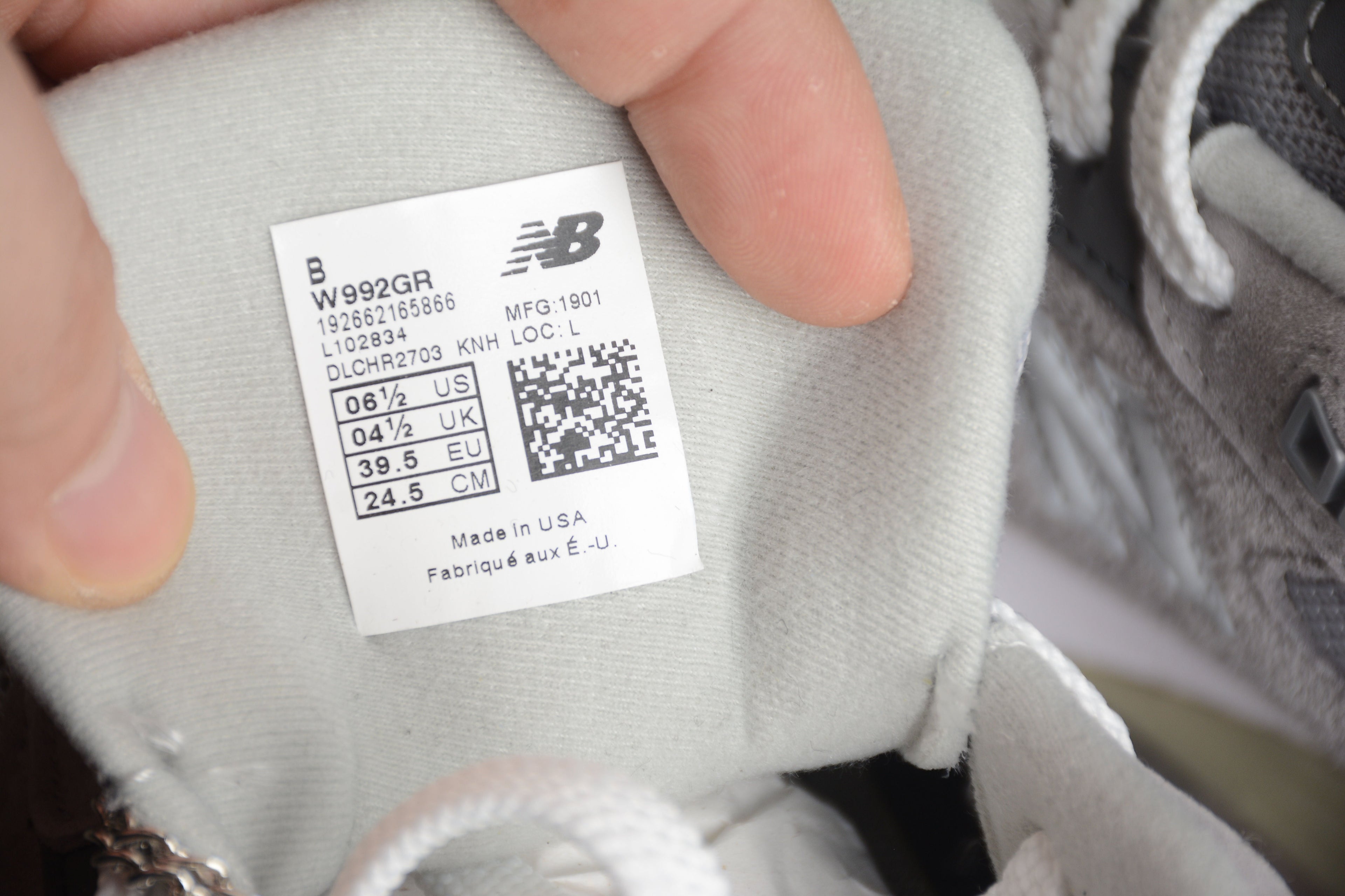 New Balance 992 Grey