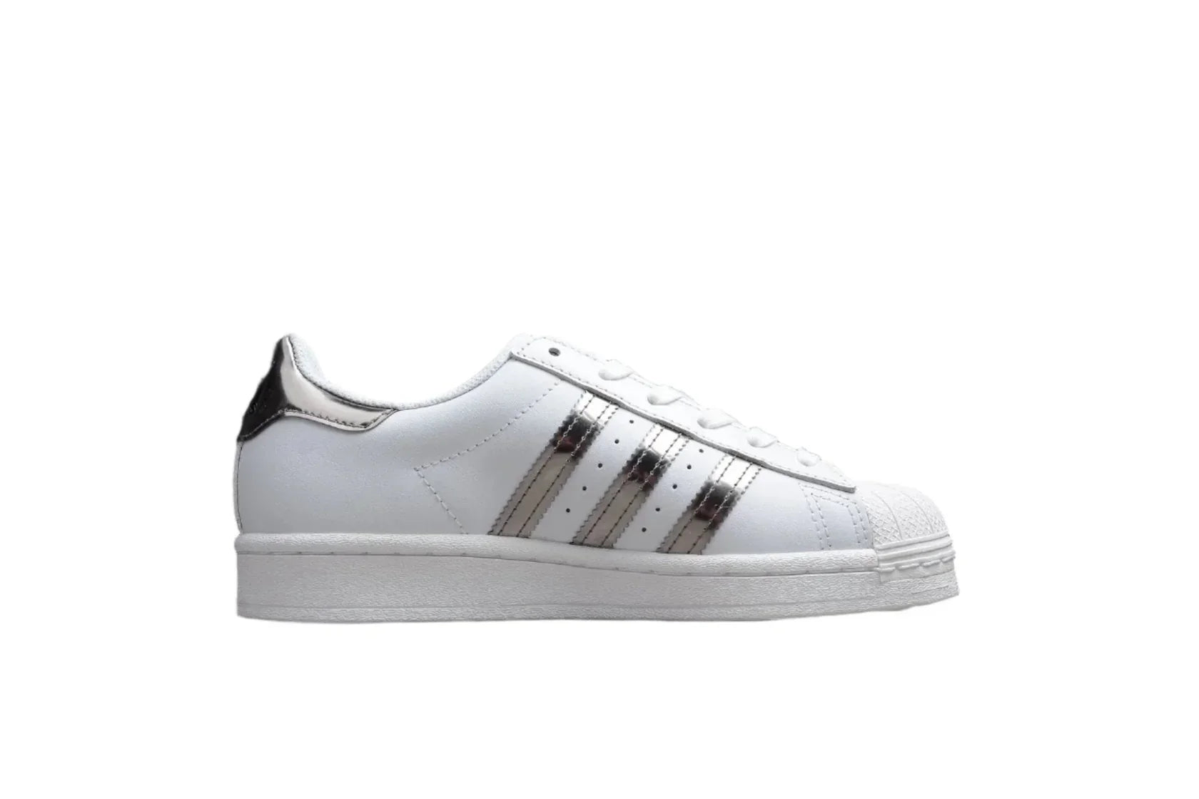 Adidas Superstar White / Silver-Metallic