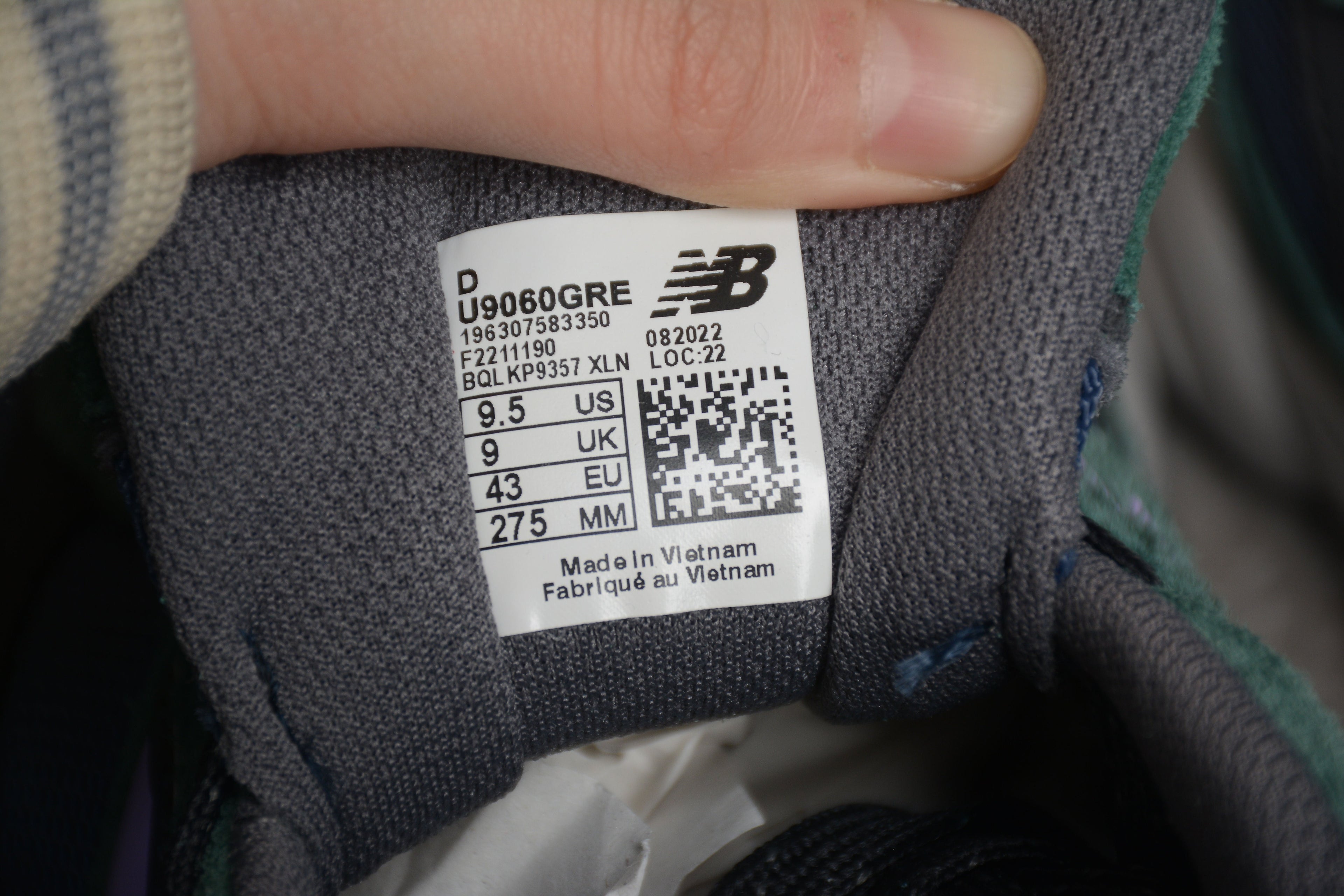 New Balance 9060 Electric Purple colorway