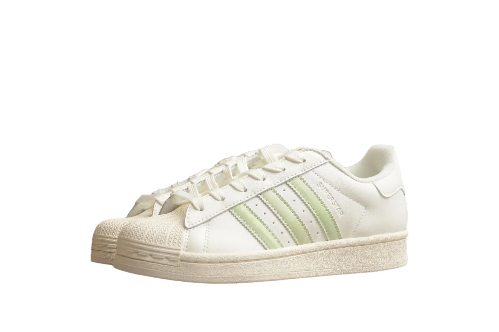 Adidas Superstar White / Light-Green
