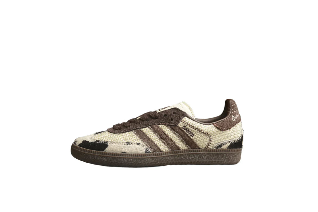 Adidas Samba Cow Print / Knit Brown
