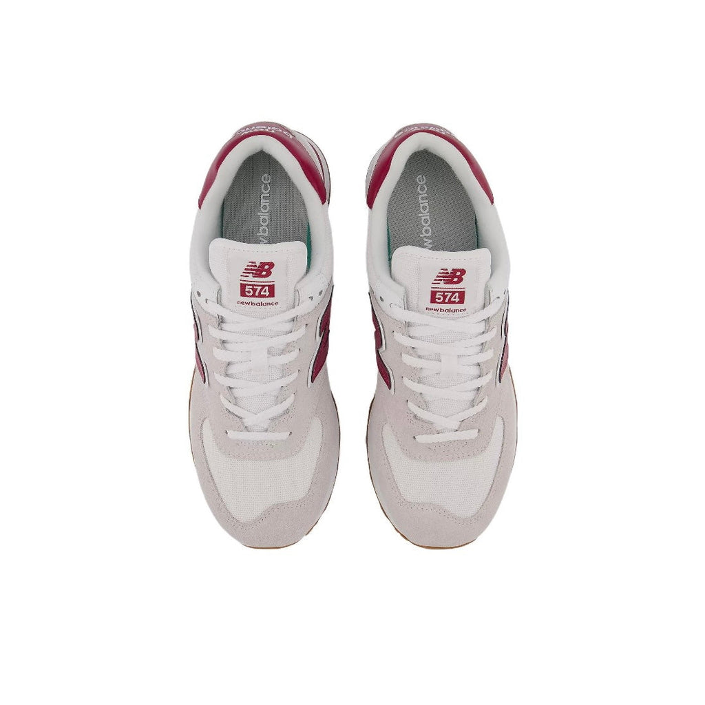 New Balance 574 Beige / Red