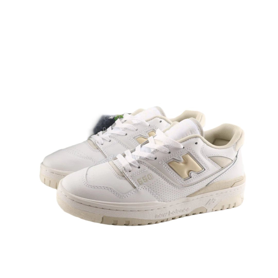 New Balance 550  White Linen