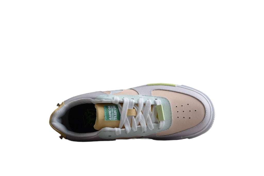 Nike Air Force One Grey / Tan / Sage / Yellow