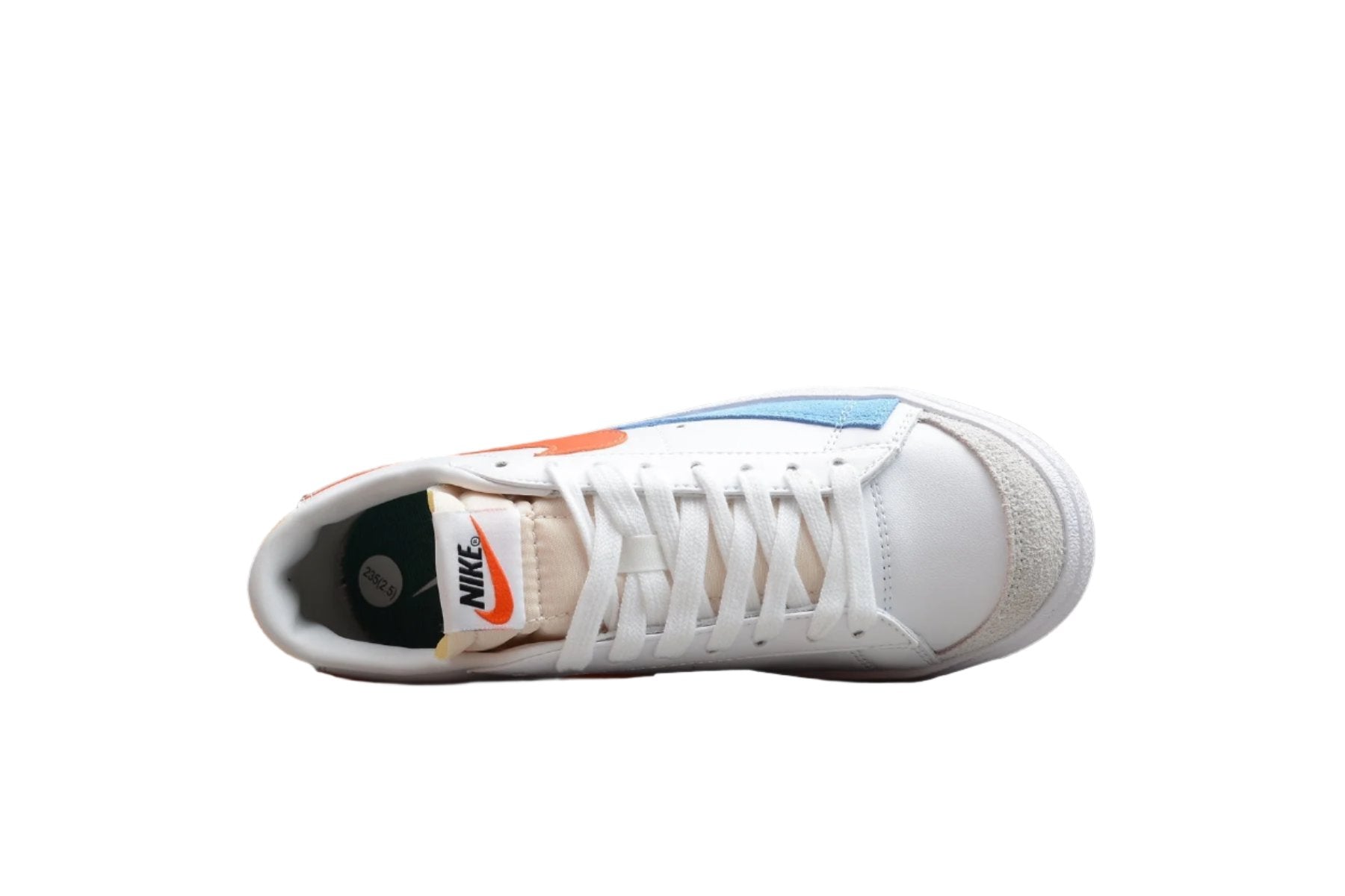 Nike Blazer Low White / Team Orange / Light Photo Blue
