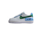 Nike Air Force One Shadow White / Blue / Green