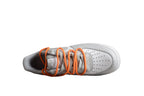 Nike Air Force One Light Grey / Orange