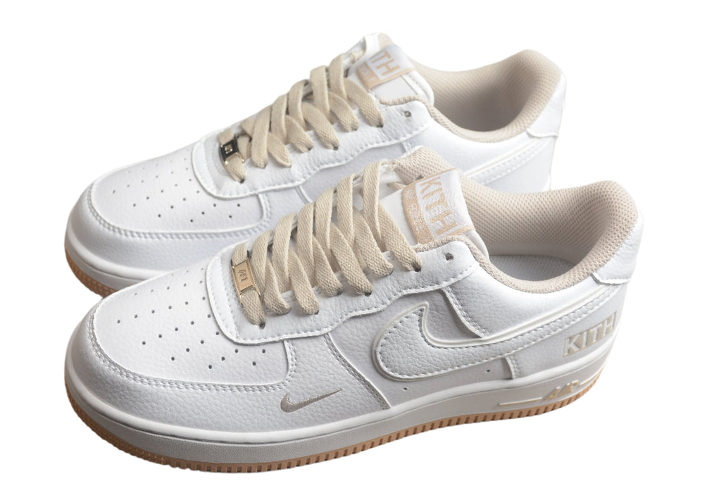 Nike Air Force One White / Particle Pink / Metallic Silver