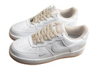 Nike Air Force One White / Particle Pink / Metallic Silver