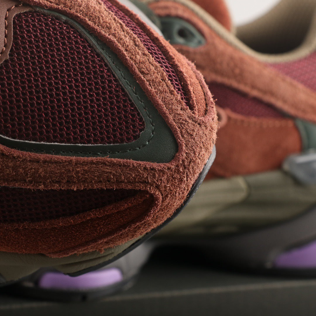 New Balance 9060  Rich Oak/NB Burgundy/Hi-Pink