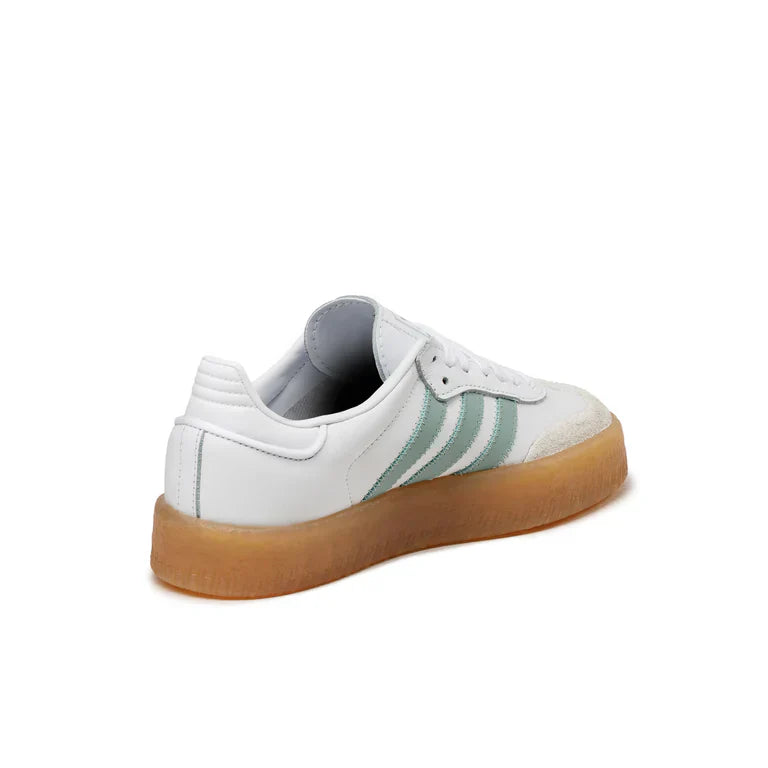 Adidas Samba White / White-Blue