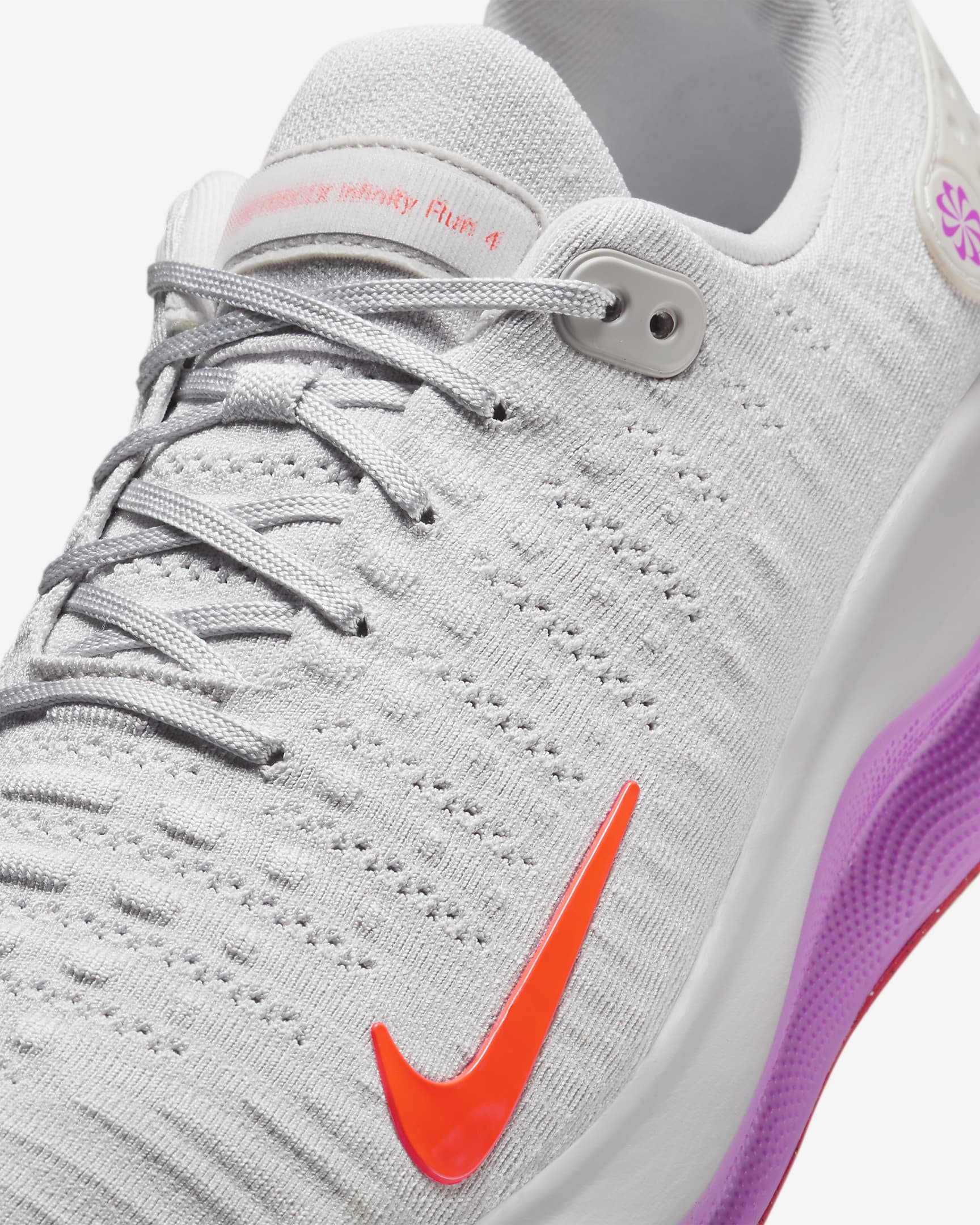Nike  Running Infinity 4 Grey / Lilac / Red