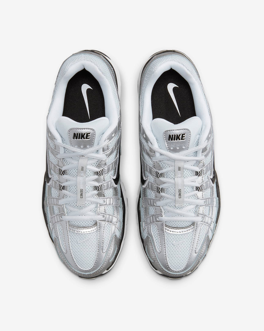Nike P-6000 Metallic Platinum / Black