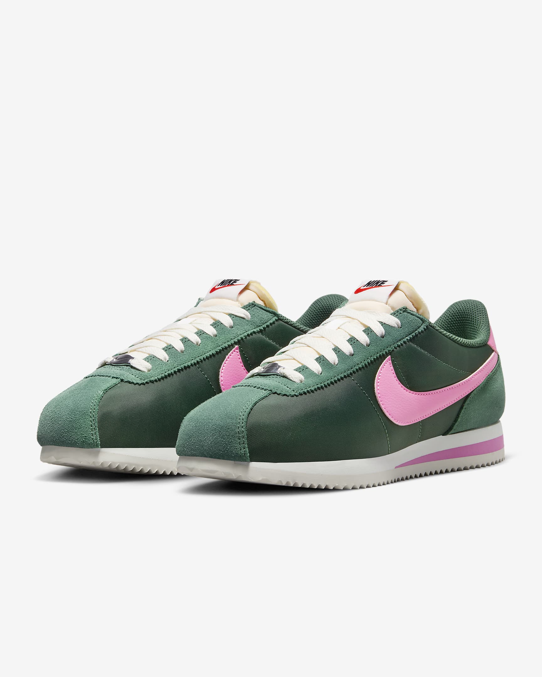 Nike Sportswear CORTEZ Gorge green / Wild cherry / White
