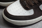 Nike Air Force One Brown / Beige / White