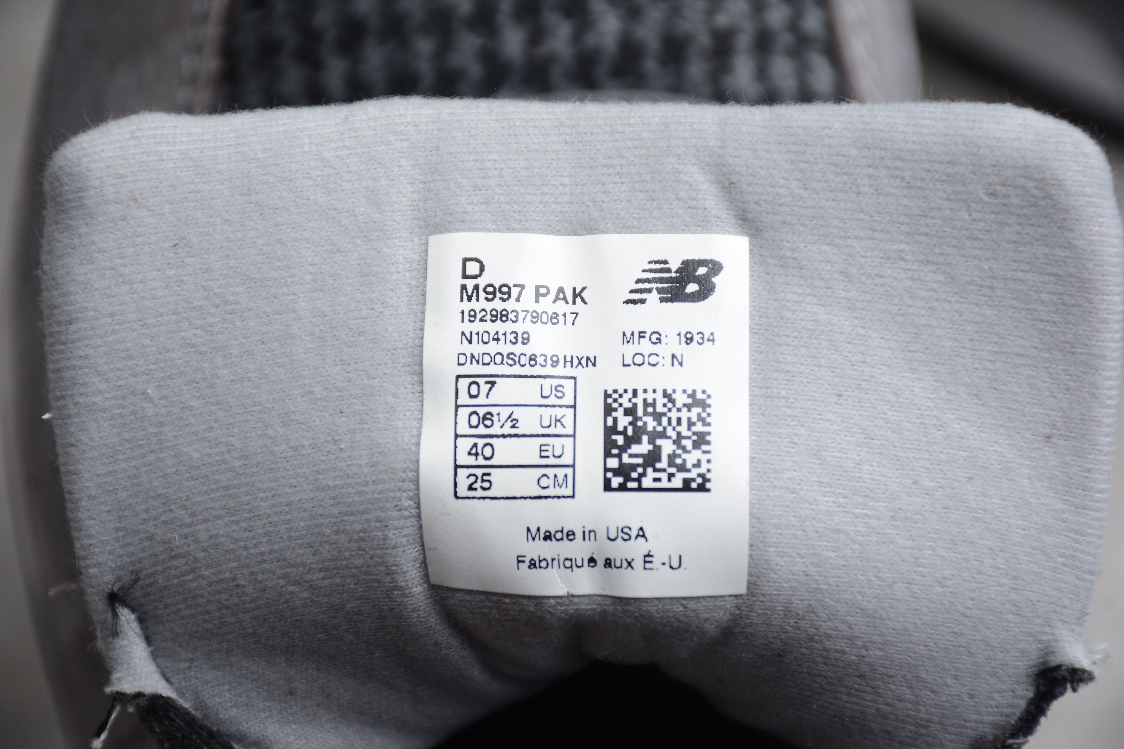 New Balance 997 Grey