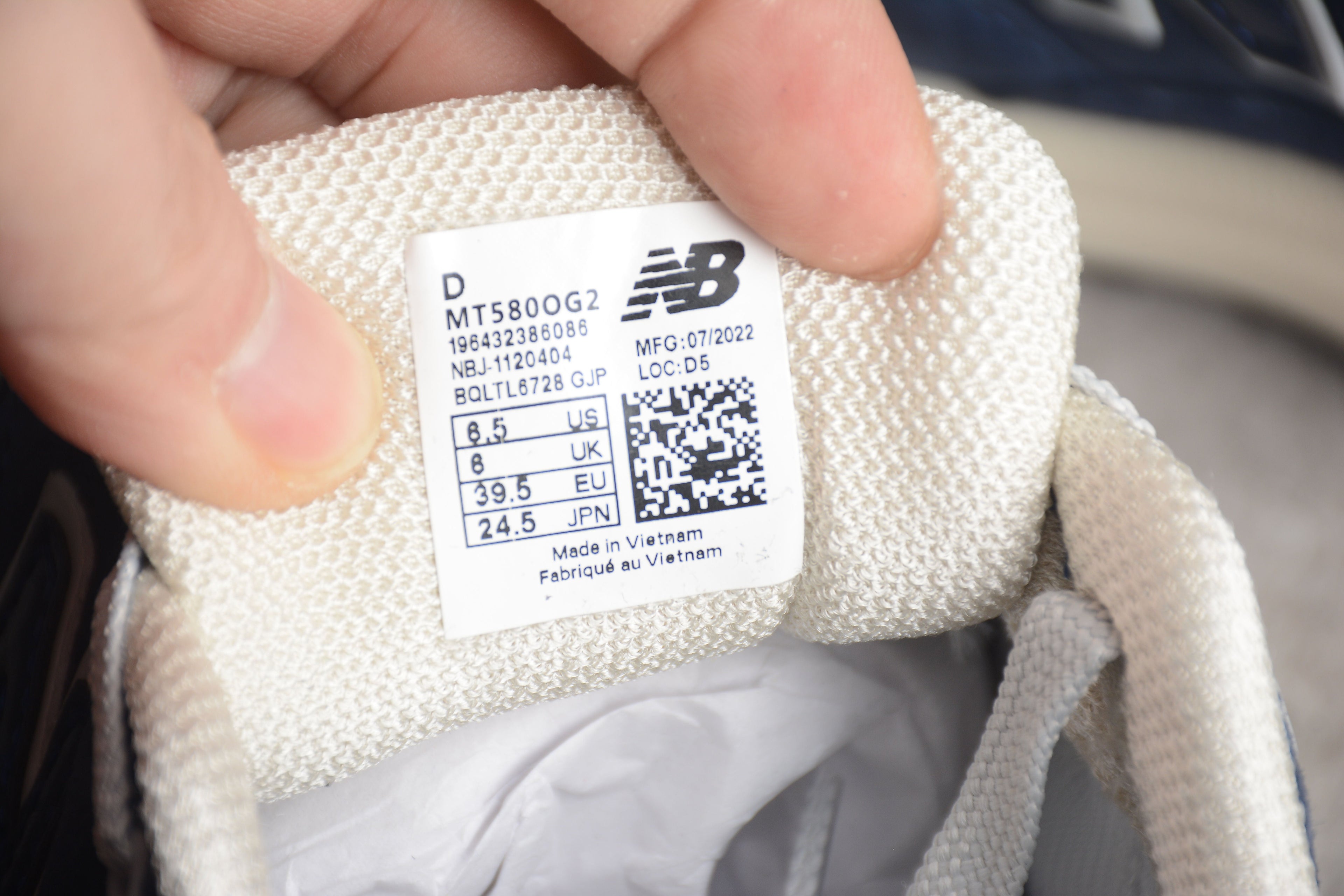 New Balance 580 Natural Indigo