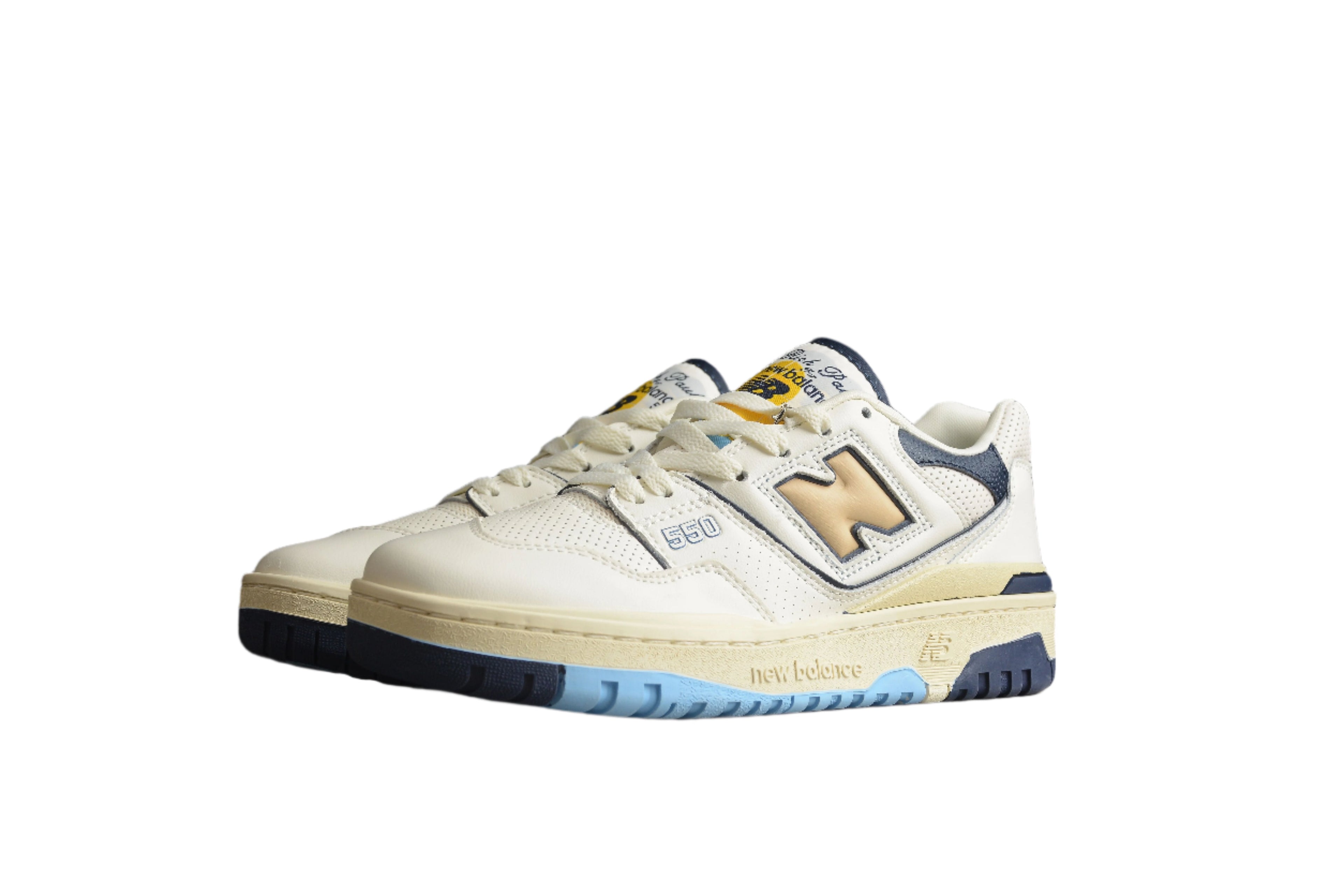 New Balance 550 Cream / Blue