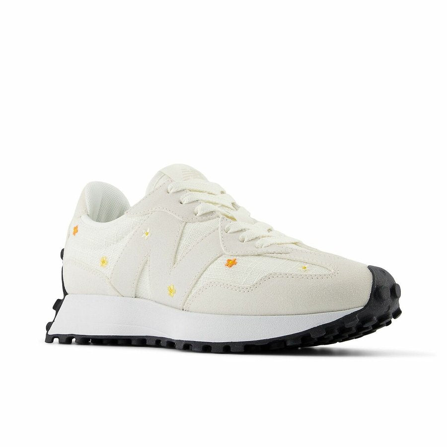 New Balance 327 White / Flowers