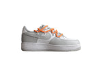 Nike Air Force One Light Grey / Orange