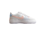 Nike Air Force One Shadow Light Blue and Pink
