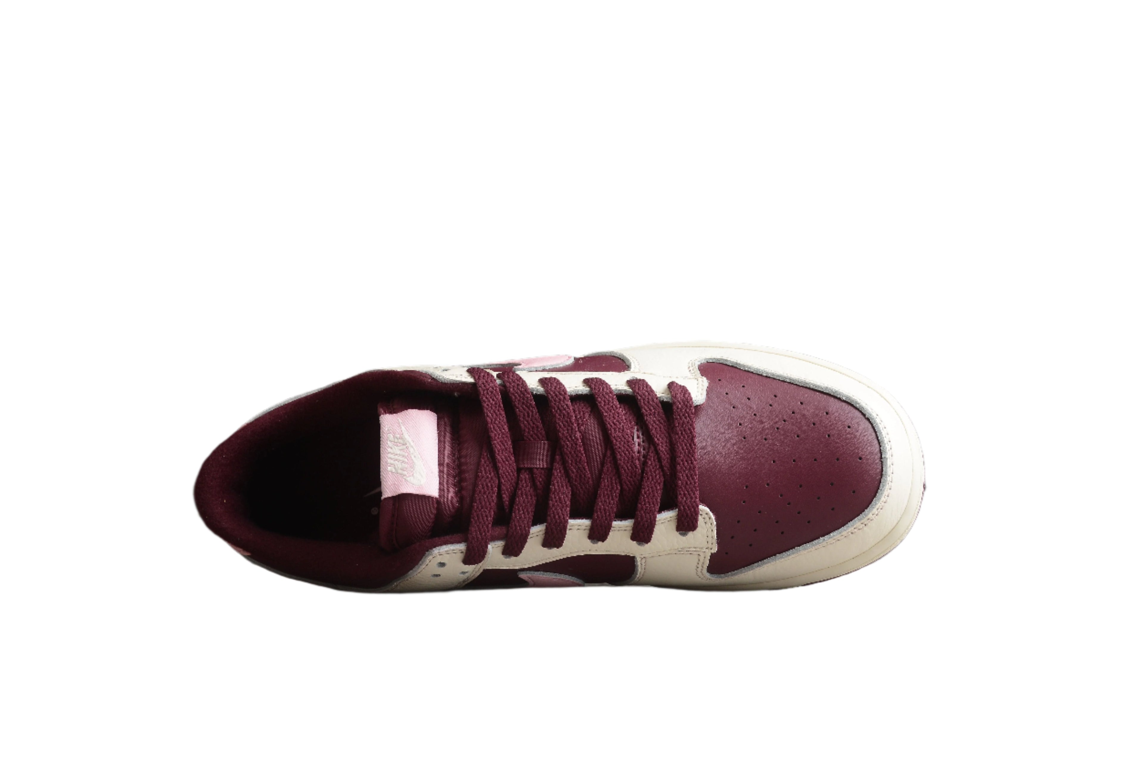 Nike Dunk Low  SB White / Burgundy / Pink