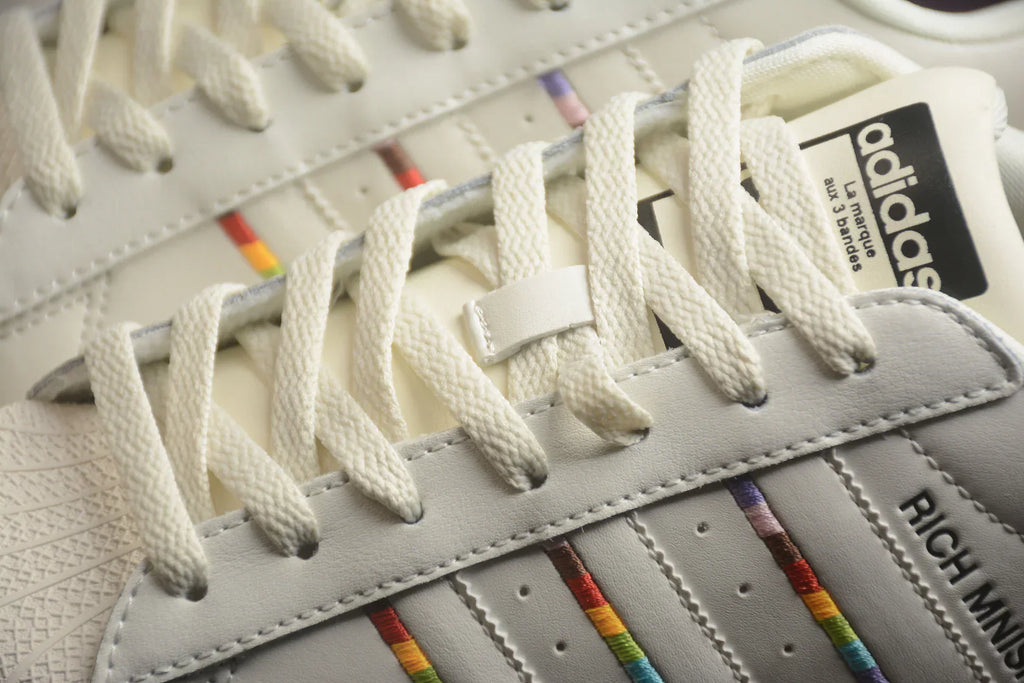 Adidas Superstar White / Rainbow