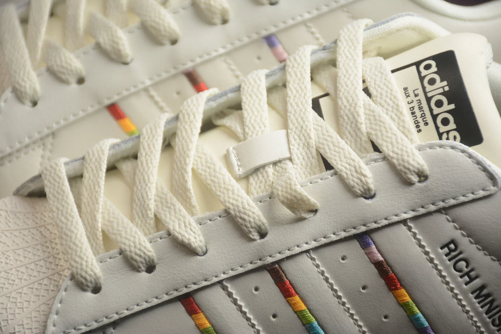 Adidas Superstar White / Rainbow