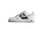 Nike Air Force One White / Black / Light Blue