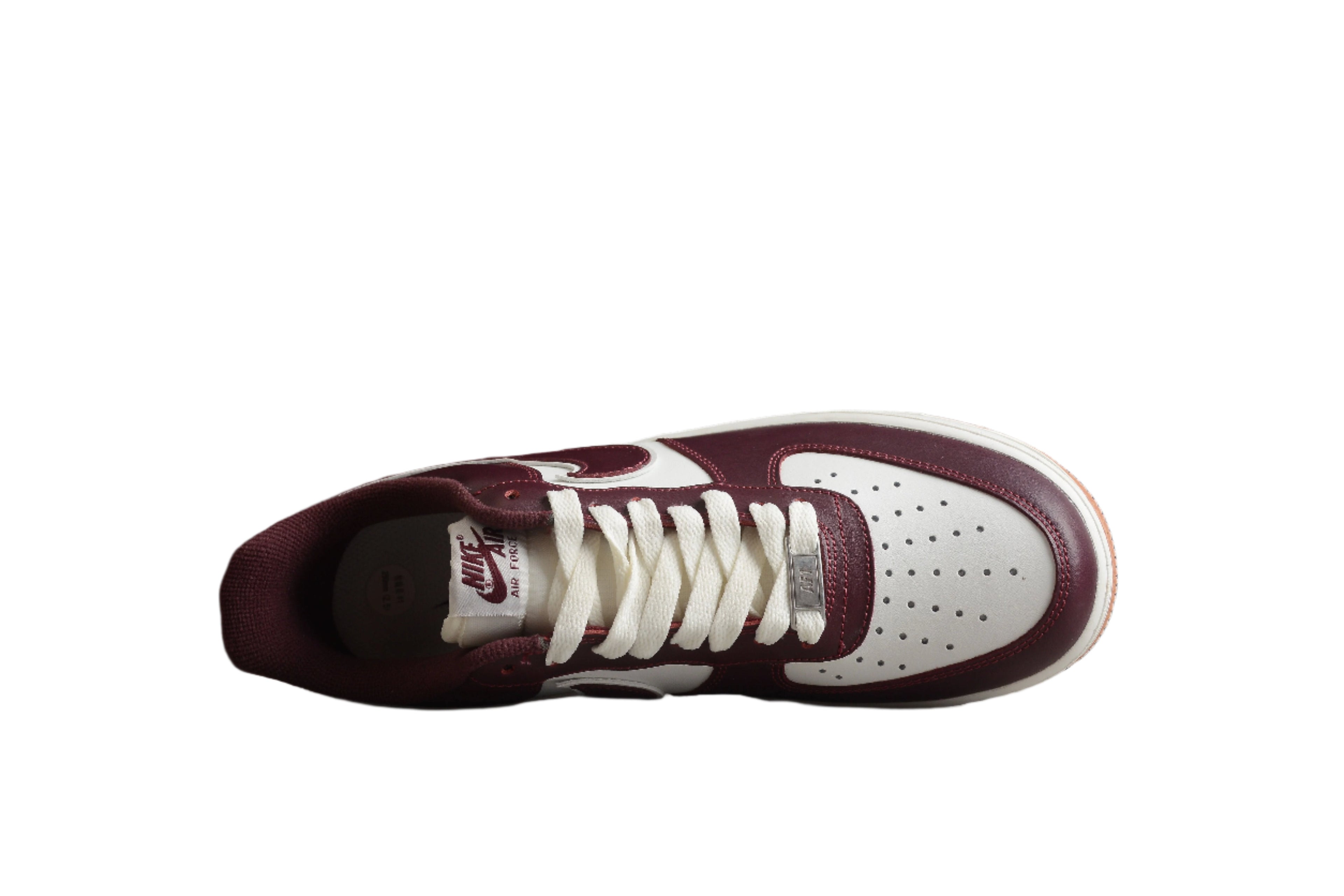 Nike Air Force One Burgundy / White