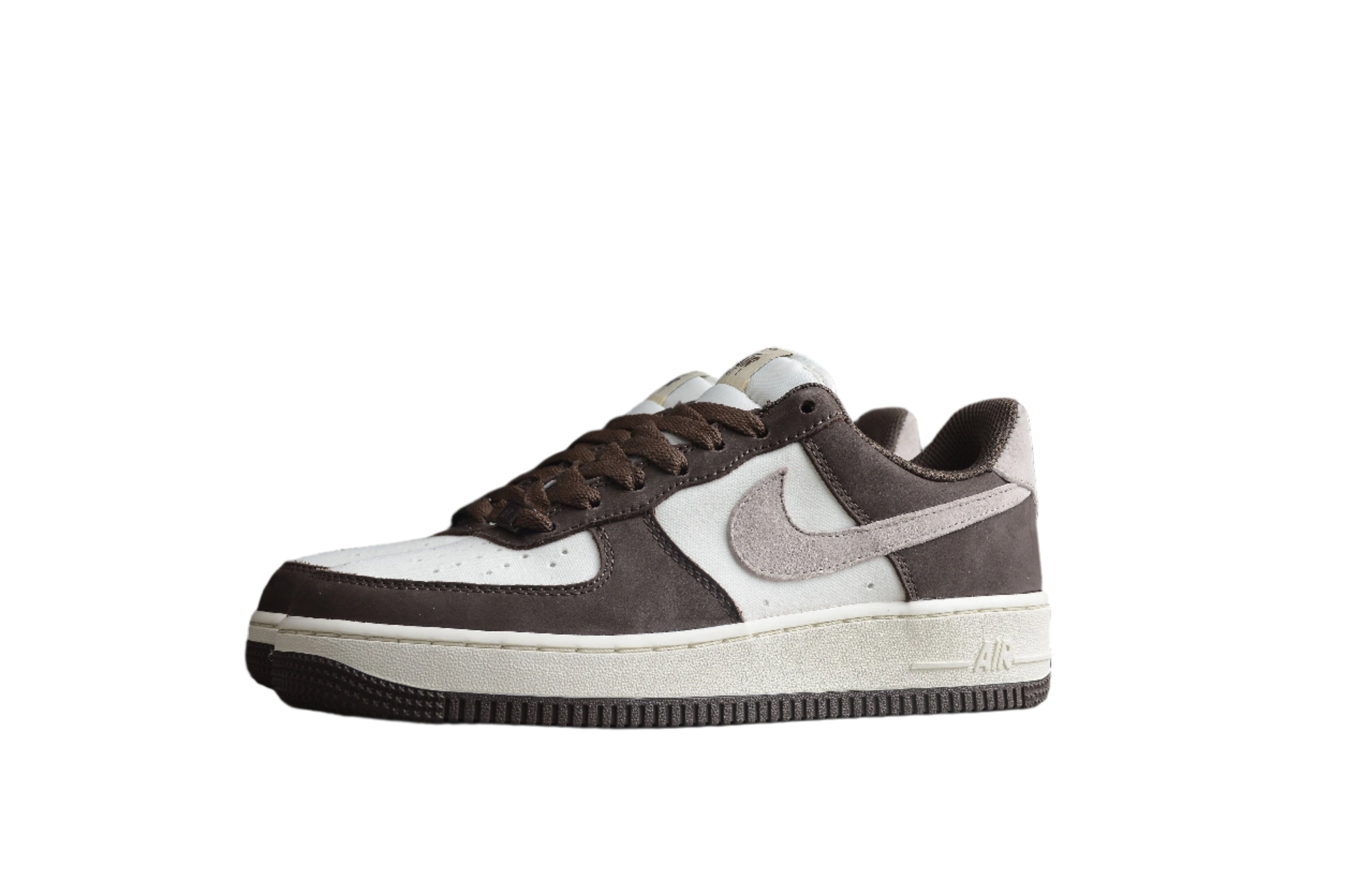 Nike Air Force One Brown / Beige / White