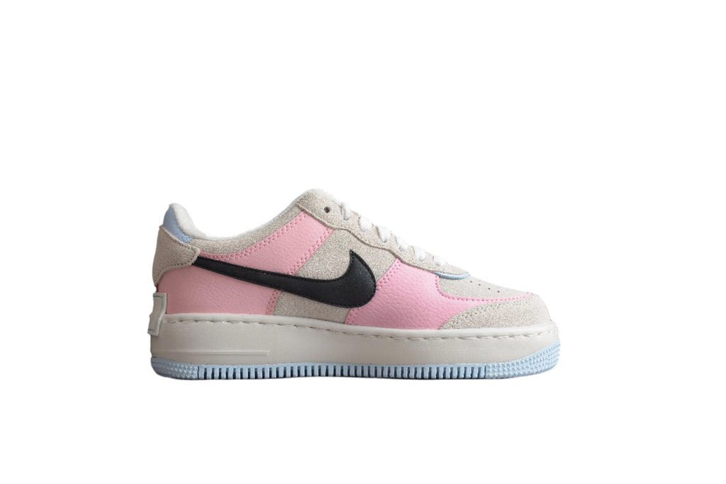 Nike Air Force One Light Blue / Pink / Black