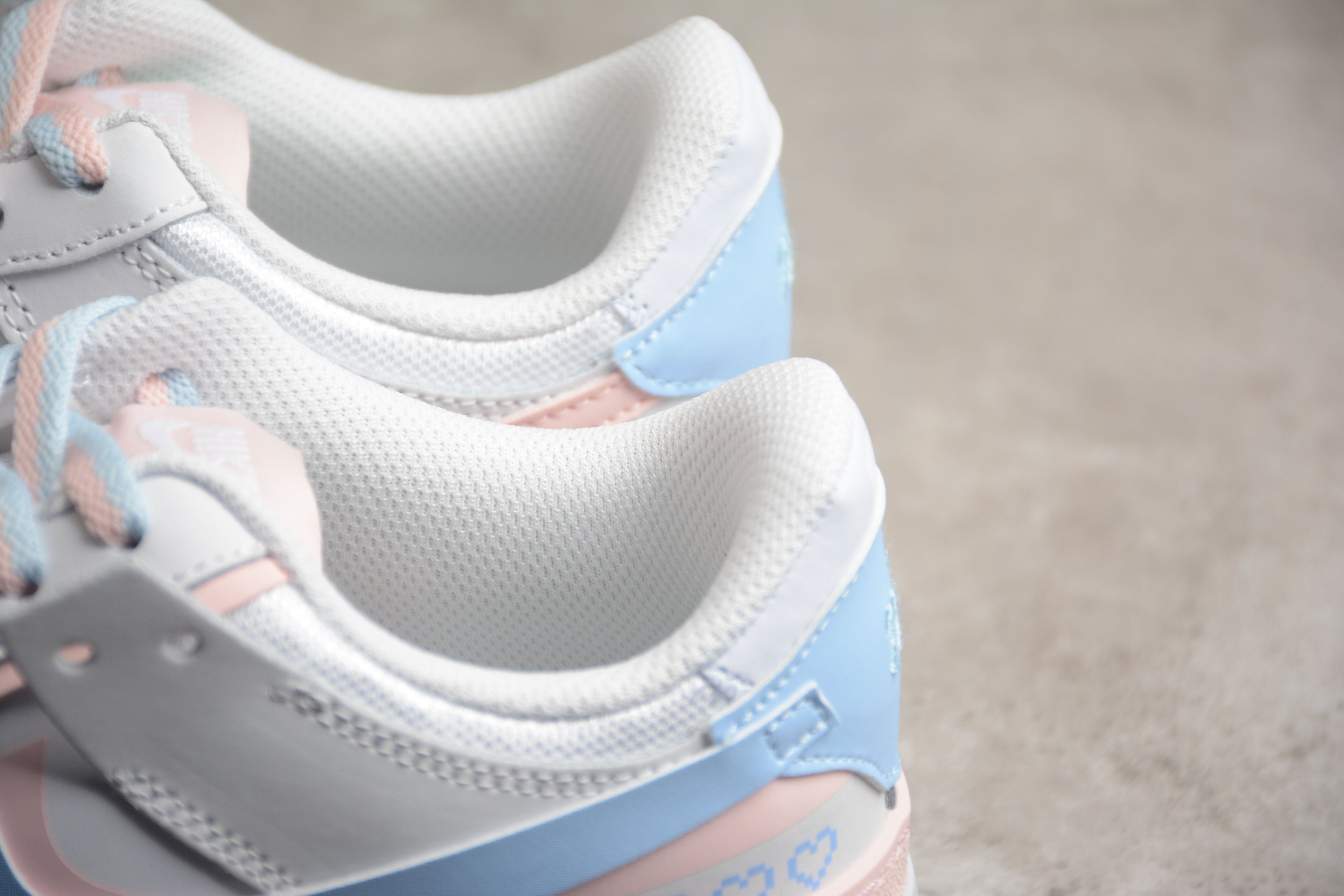 Nike Air Force One Shadow Light Blue and Pink