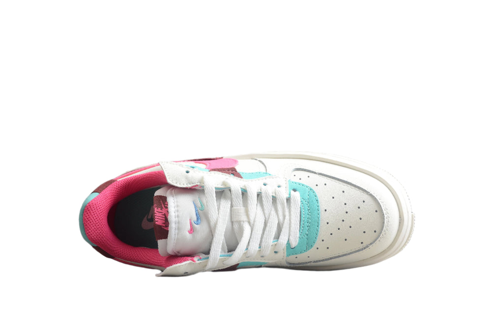 Nike Air Force One Bright Pink and Blue