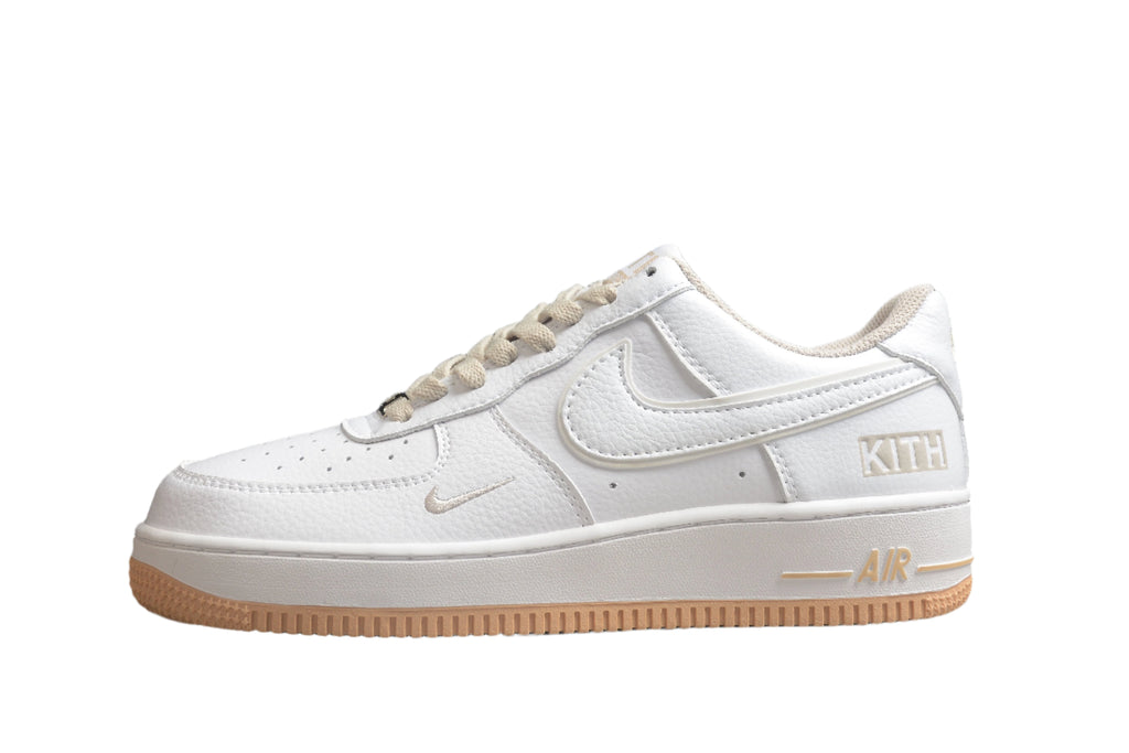 Nike Air Force One White / Particle Pink / Metallic Silver
