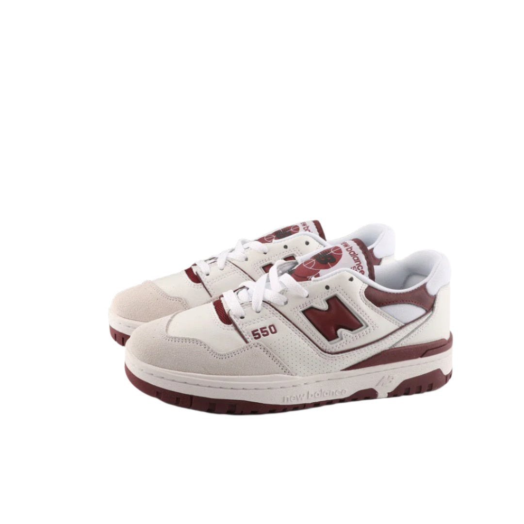 New Balance 550 Sea Salt Burgundy