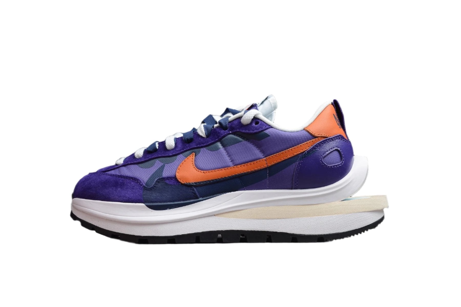 Nike x sacai VaporWaffle Purple / Orange