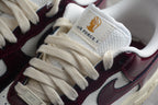 Nike Air Force One White / Burgundy