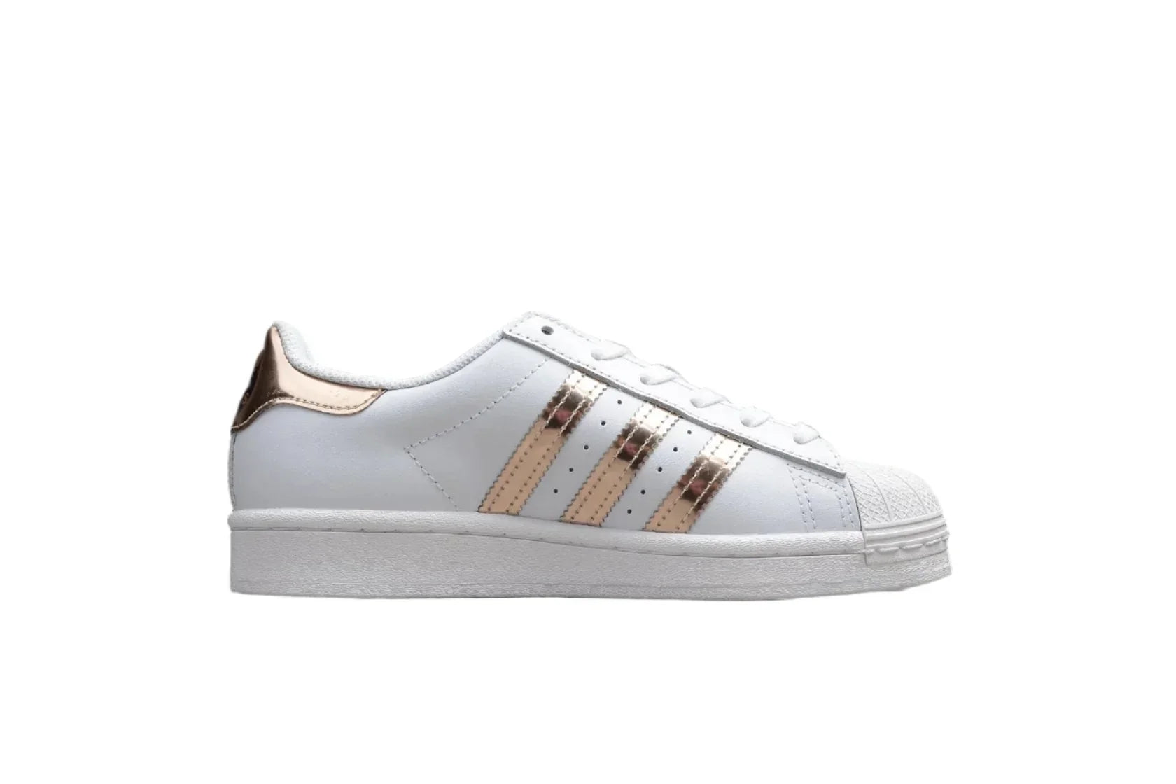 Adidas Superstar White / Light Bronze