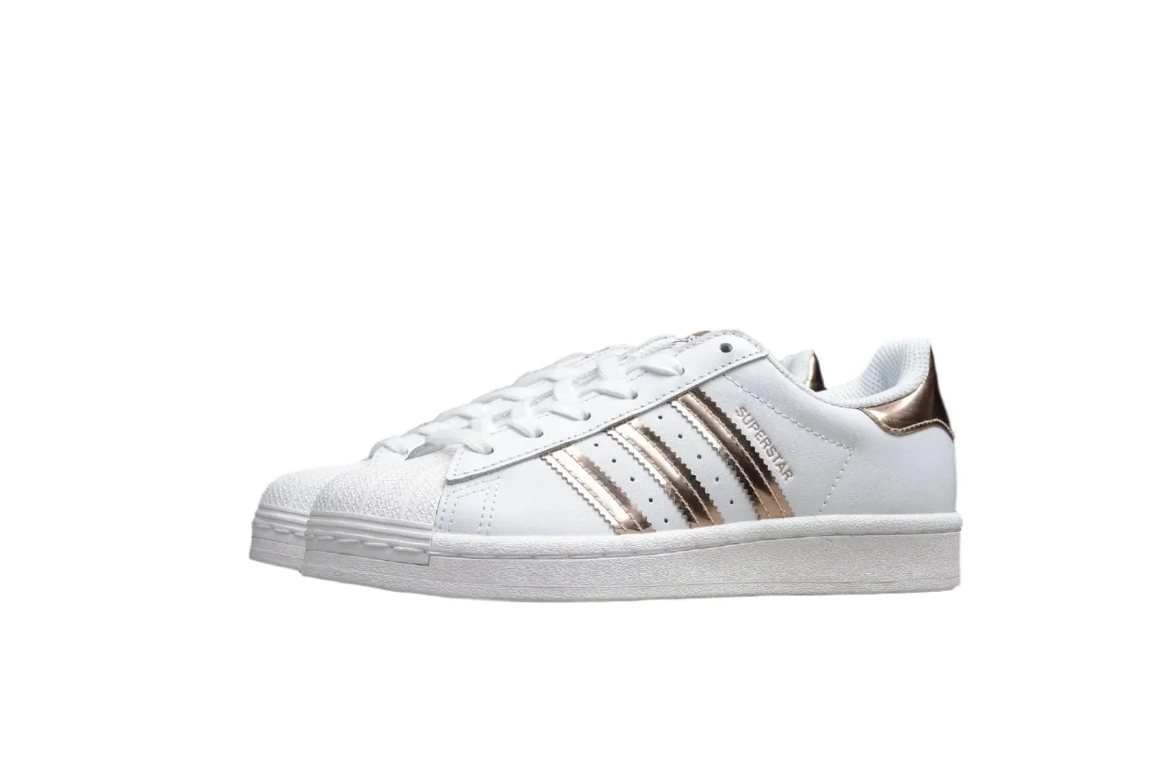 Adidas Superstar White / Light Bronze