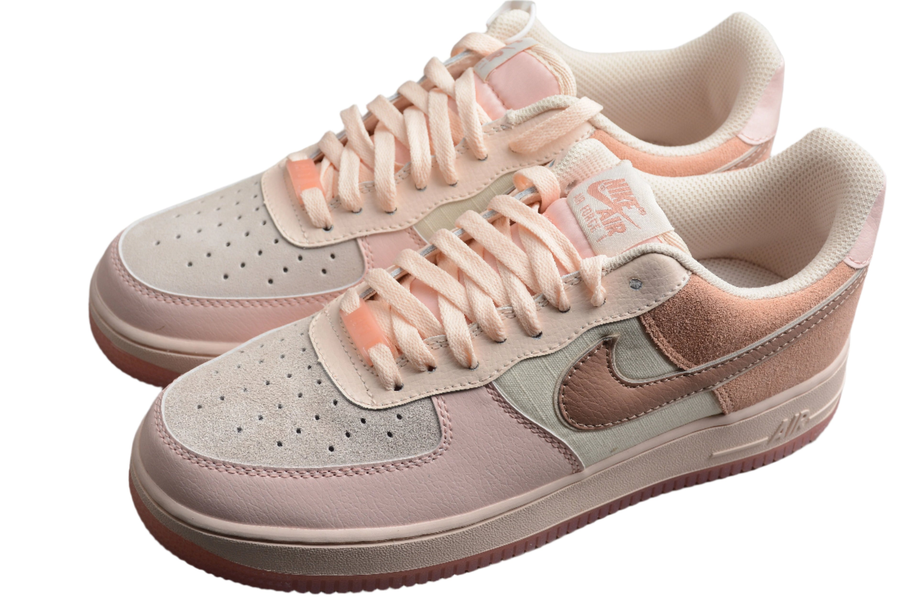 Nike Air Force One Beige / Pink
