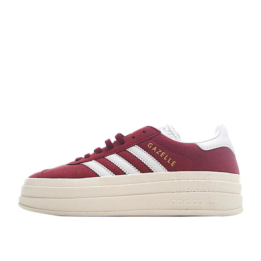 Adidas Gazelle Bold Wine-Red / White