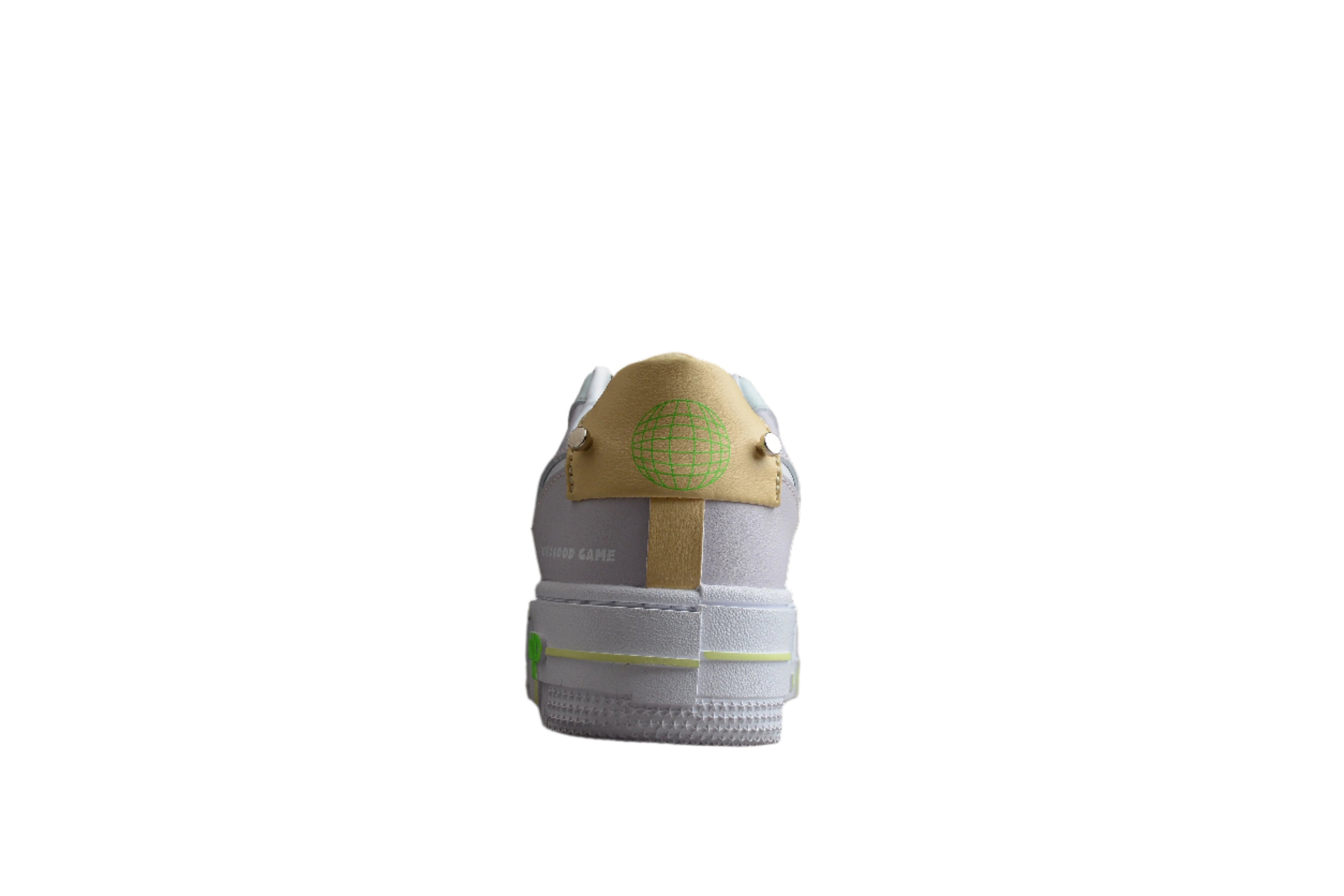 Nike Air Force One Grey / Tan / Sage / Yellow