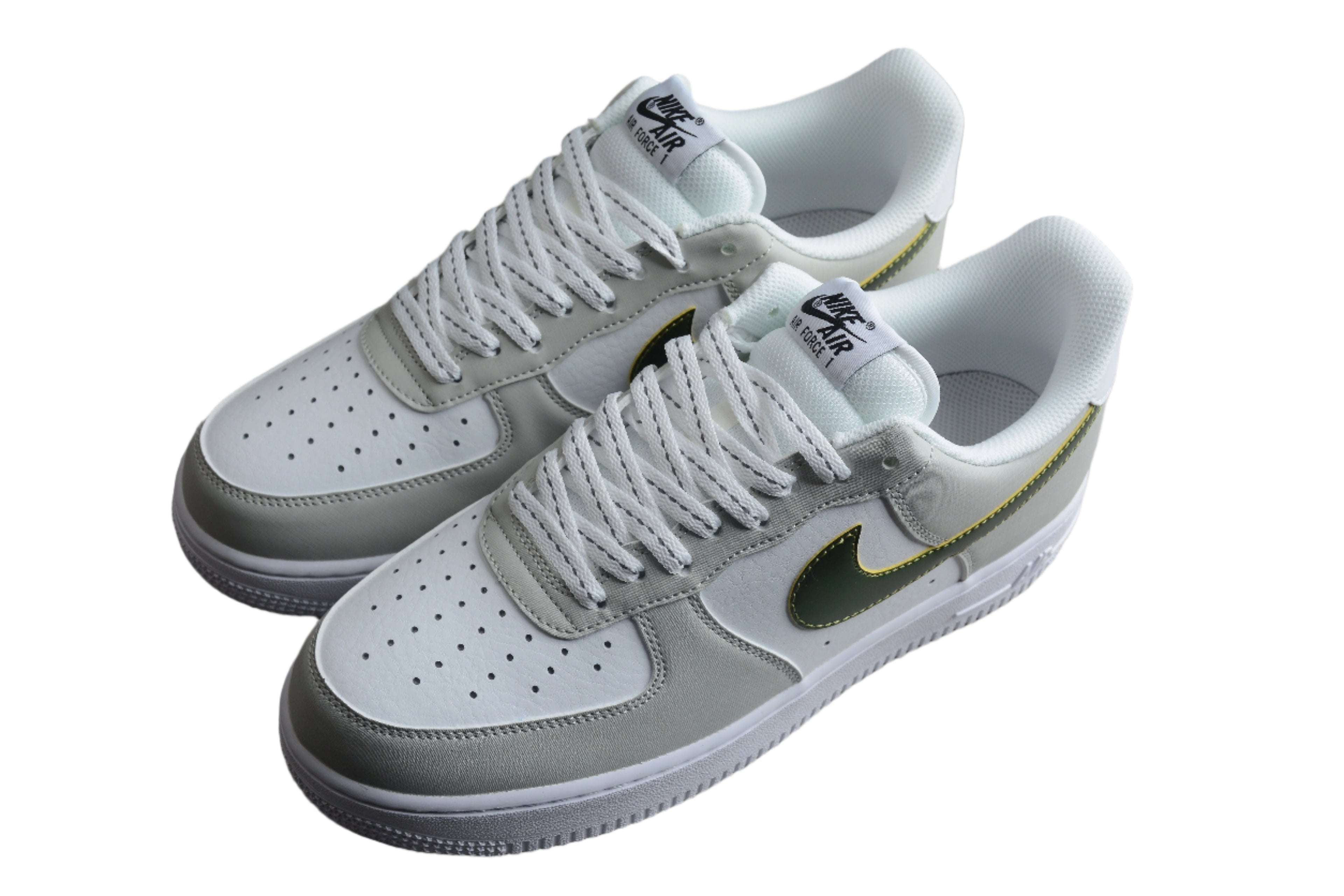 Nike Air Force One White / Grey / Green