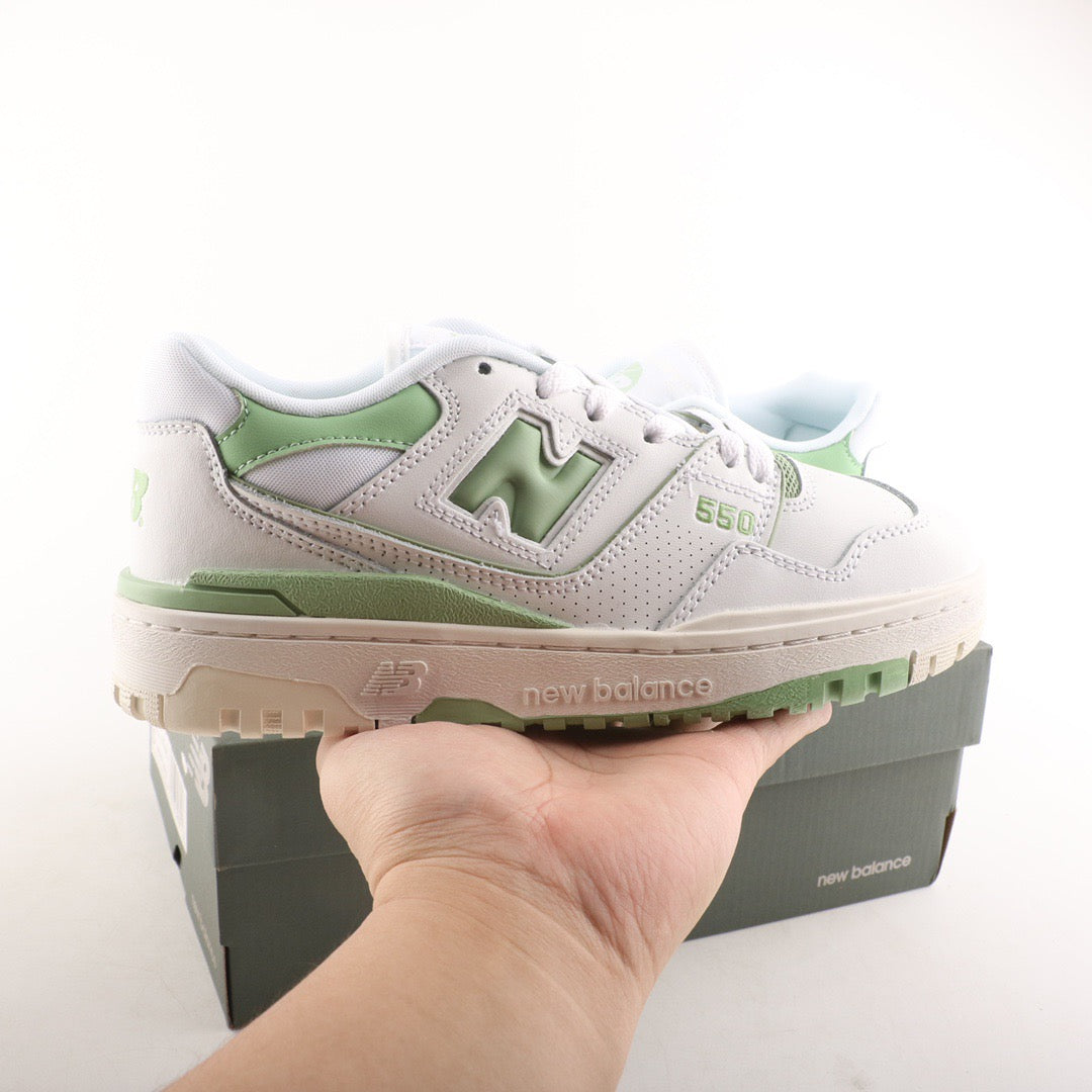New Balance 550 White Mint Green