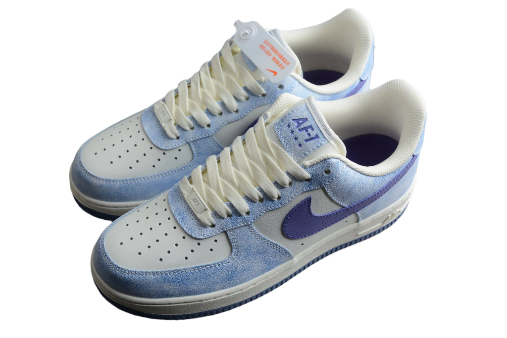 Nike Air Force One White / Blue / Purple