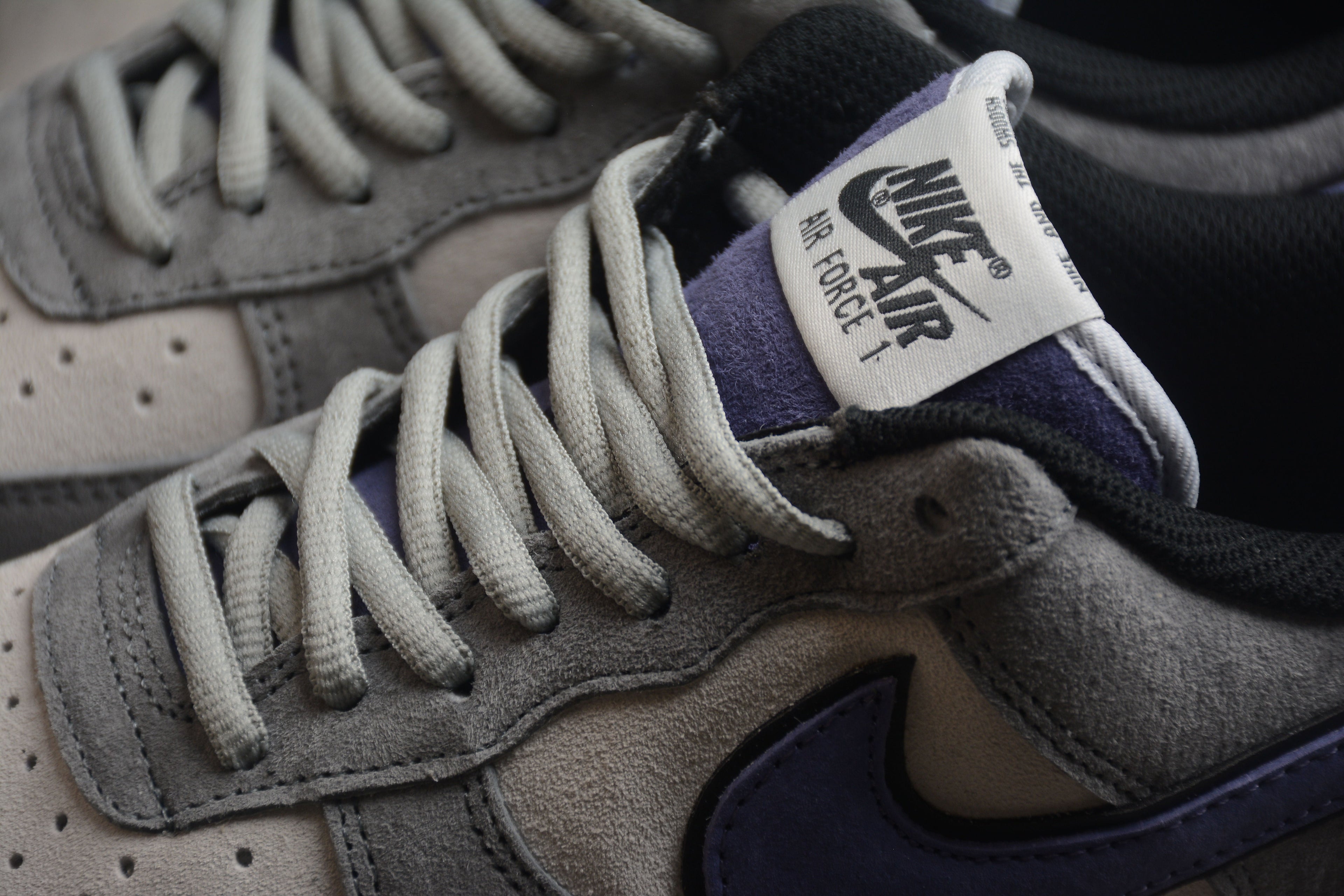 Nike Air Force One Grey / Purple