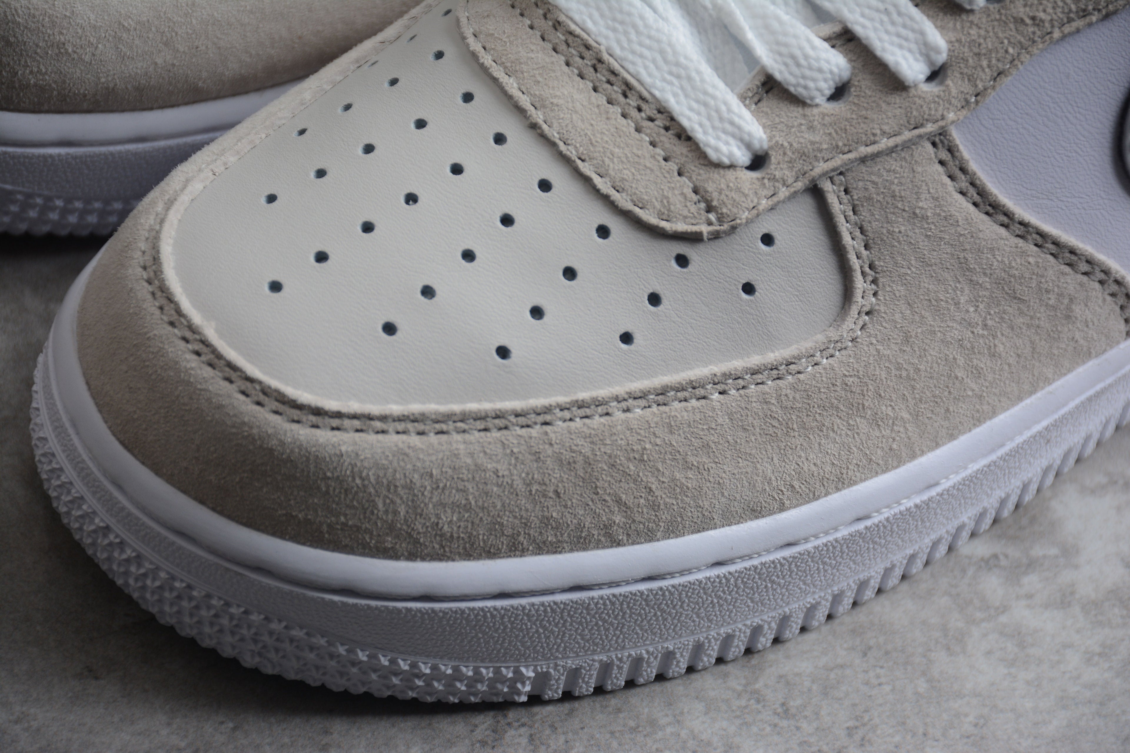 Nike Air Force One Beige / Lilac / Grey