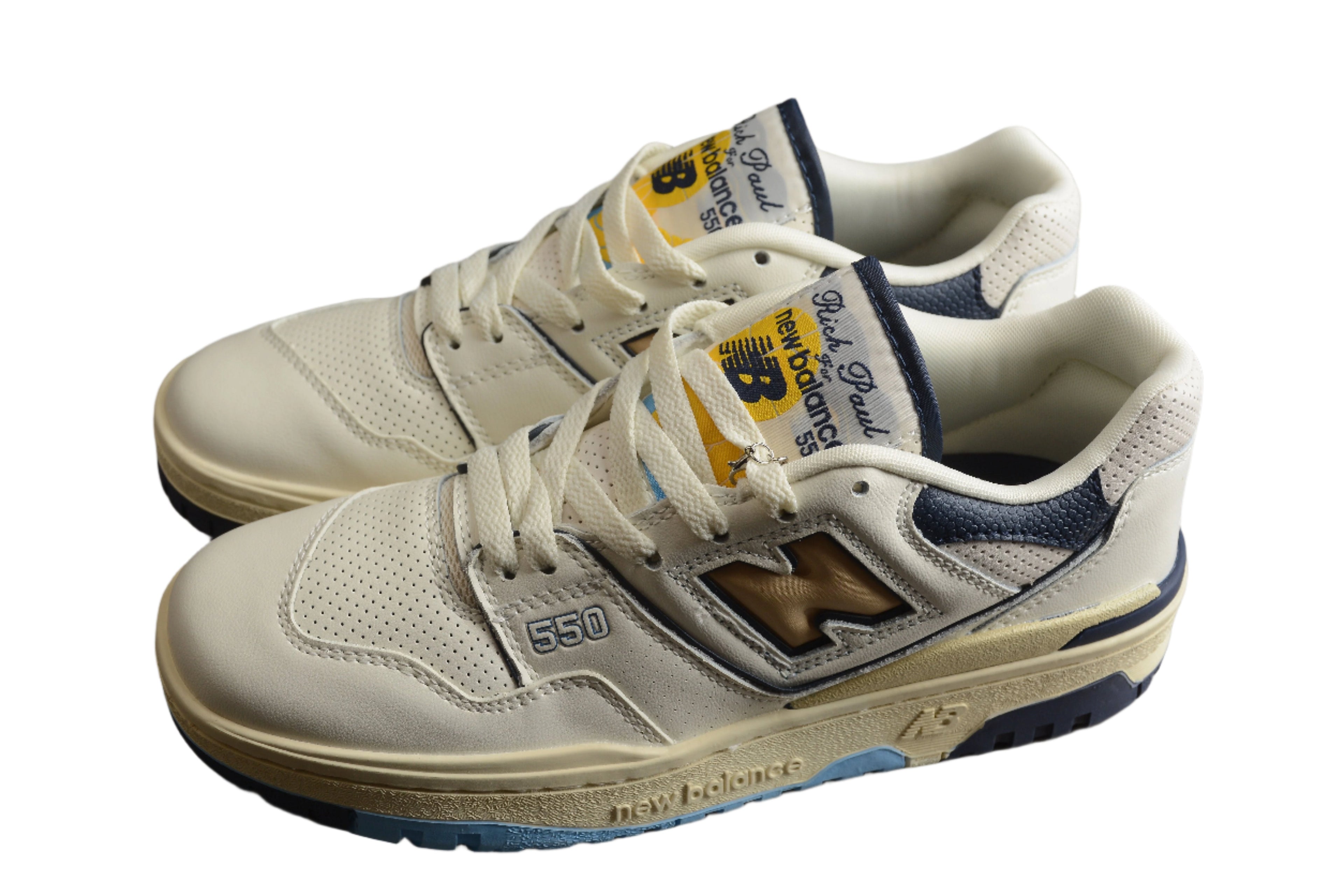 New Balance 550 Cream / Blue