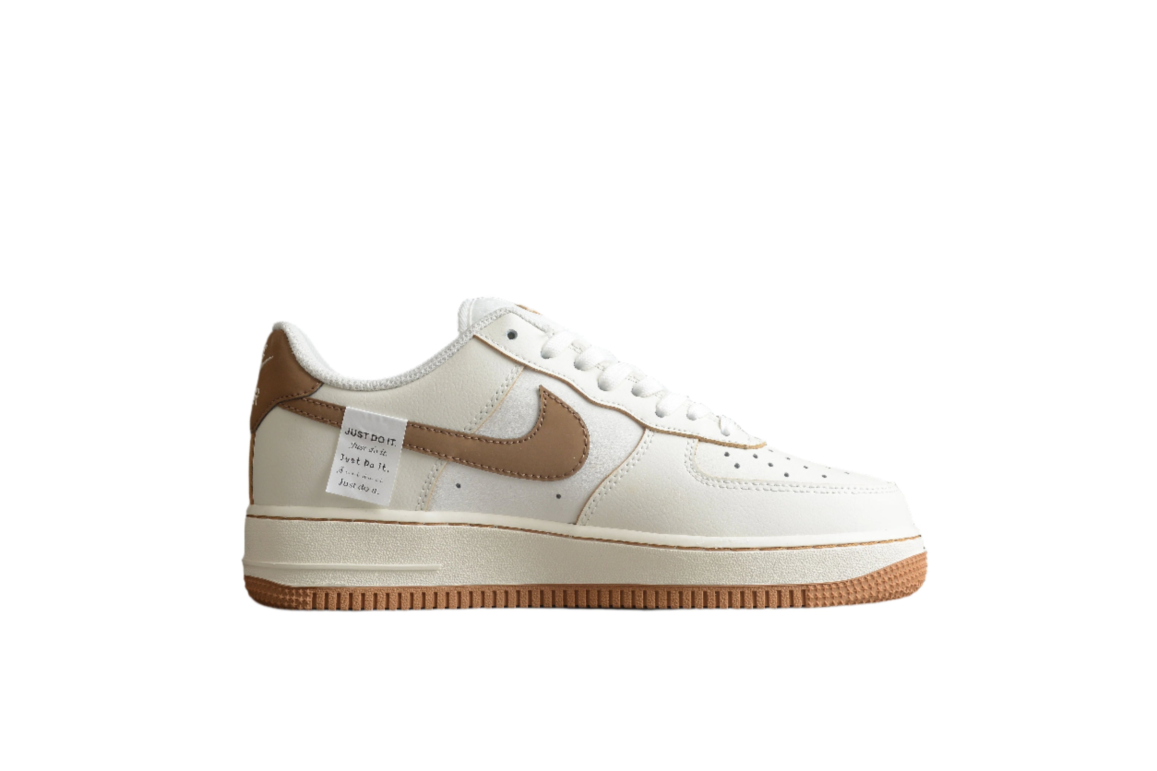 Nike Air Force One Mocha Brown / White